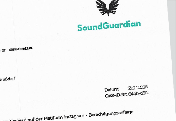Soundguardian Forderung